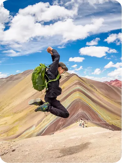 Montaña de colores